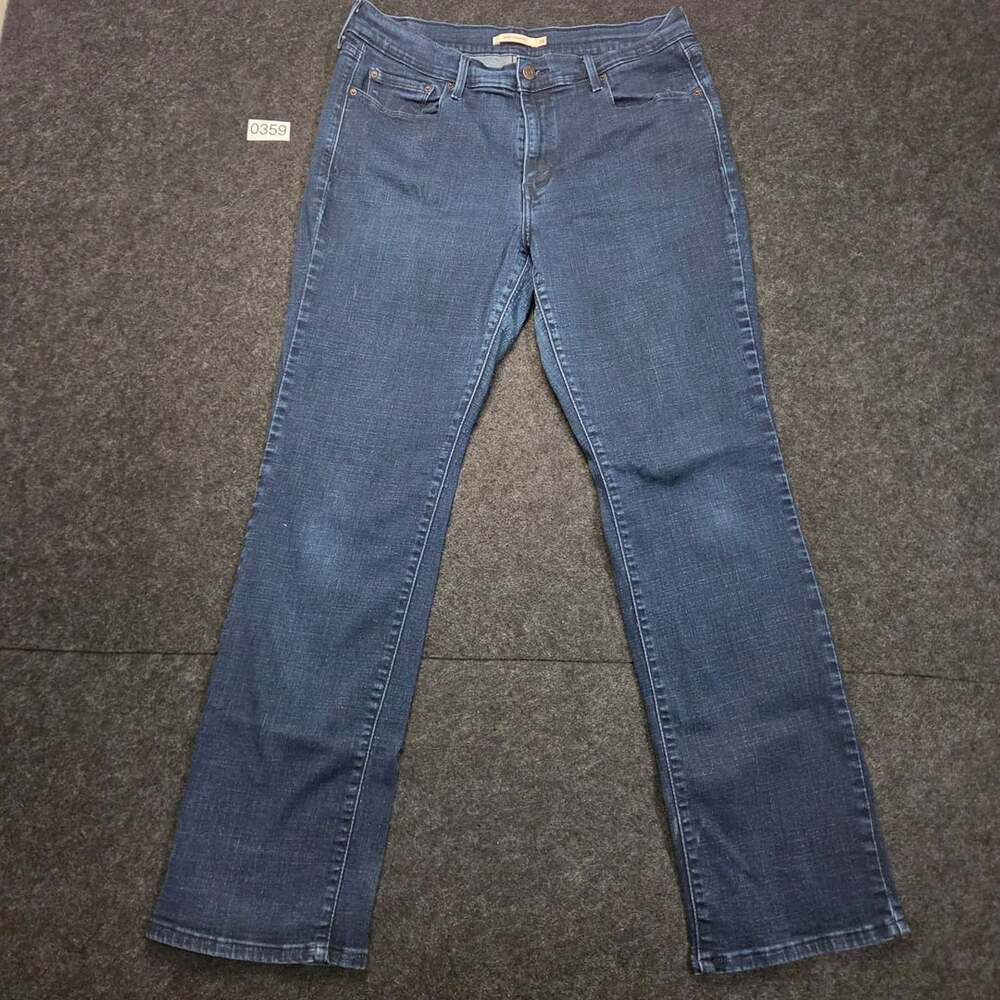 Levi's 505 Straight Jeans Size 32 Dark Wash Denim